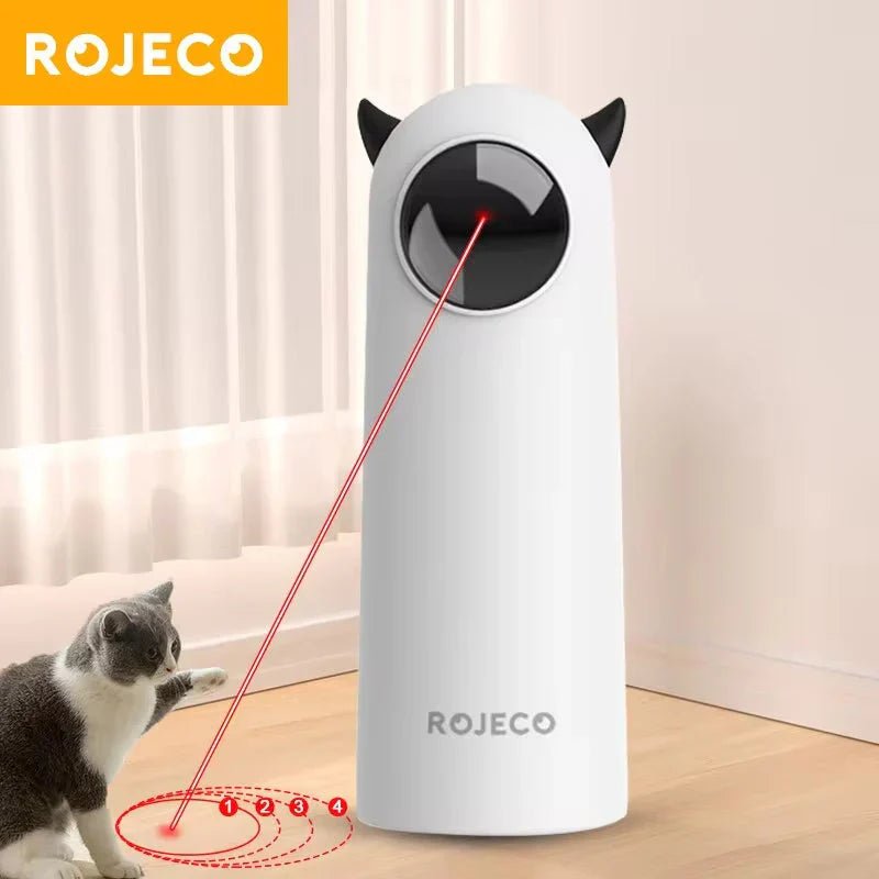 Automatic Cat Toy – Interactive Smart LED Laser para mascotas - Petzen