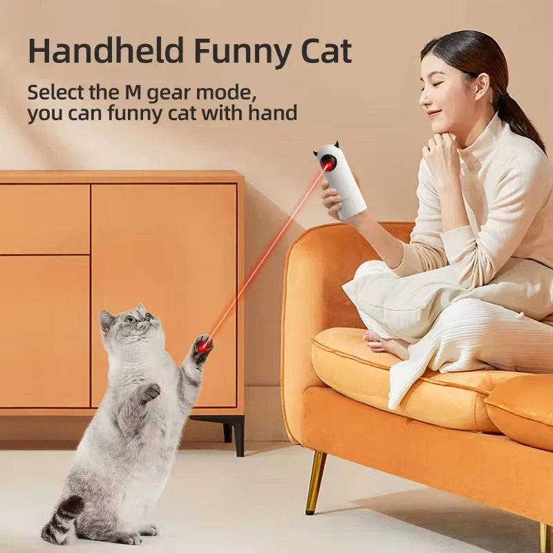 Automatic Cat Toy – Interactive Smart LED Laser para mascotas - Petzen