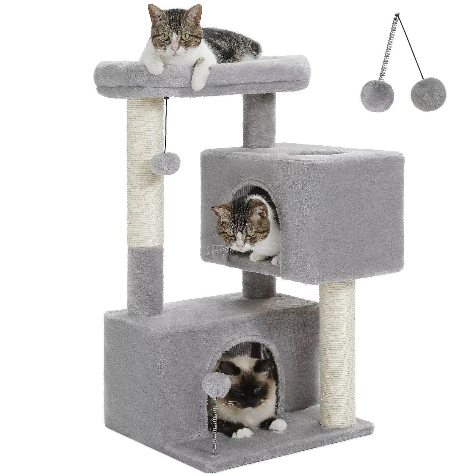 Cat Tree for Large Cats Cat Tower for Indoor para mascotas - Petzen