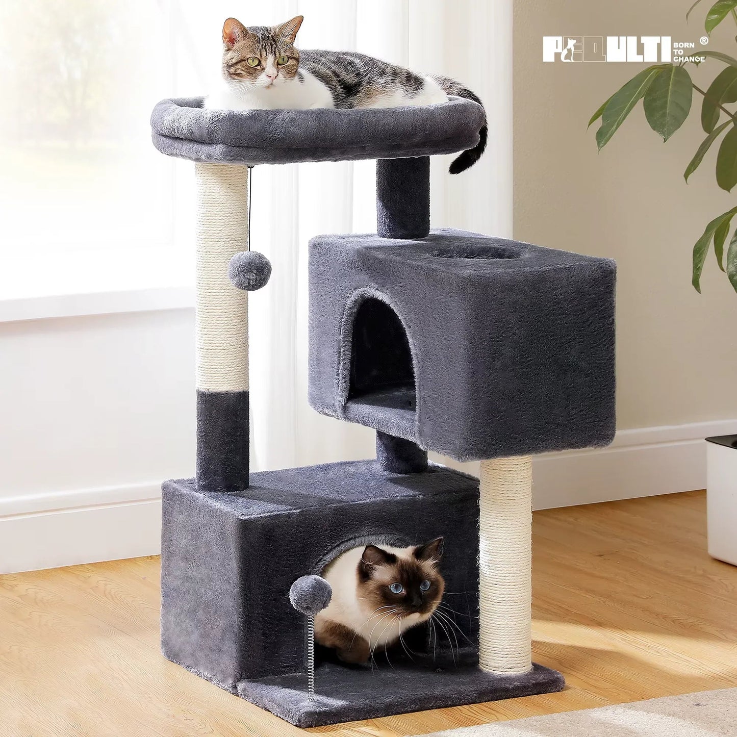 Cat Tree for Large Cats Cat Tower for Indoor para mascotas - Petzen