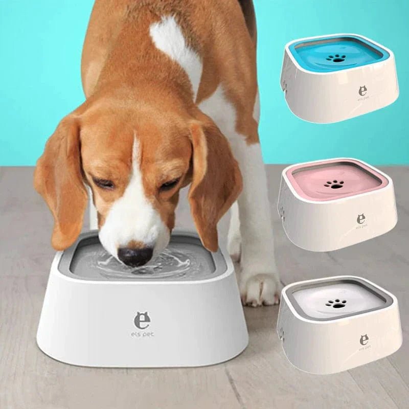 Dog Drinking Water Bowl with Floating Design - Non - Wetting, Non - Skid, Large Capacity para mascotas - Petzen