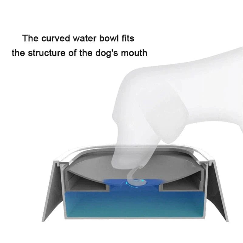 Dog Drinking Water Bowl with Floating Design - Non - Wetting, Non - Skid, Large Capacity para mascotas - Petzen