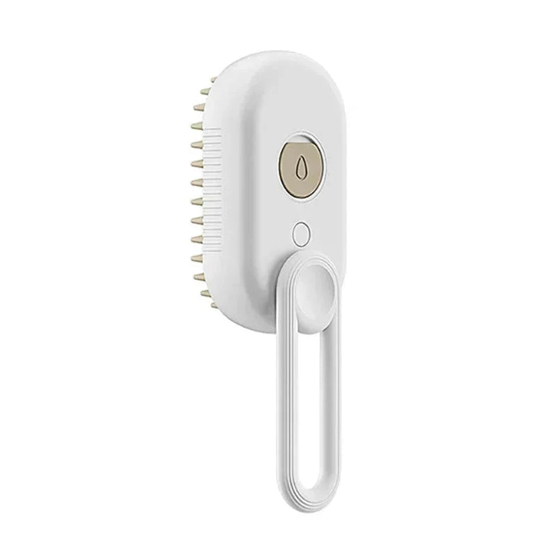 Electric Cat Steam Brush – 3 - In - 1 Pet Grooming Comb with Water Spray for Cats and Dogs, USB Rechargeable para mascotas - Petzen